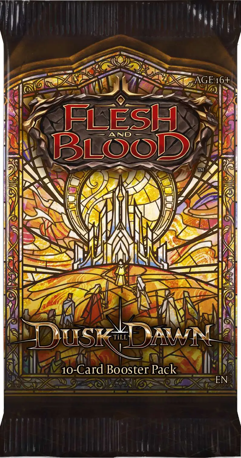 Flesh and Blood Trading Card Game Dusk Till Dawn Booster Pack [10 Cards]