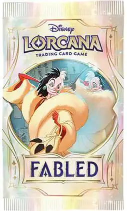 Disney Lorcana Trading Card Game Fabled Booster Pack [12 Cards] (Pre-Order ships June)