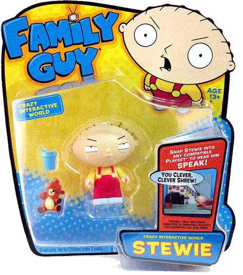 Family Guy Voice Activated Series 1 Stewie Action Figure Playmates ToyWiz Family Guy Voice Activated Series 1 Stewie Action Figure Playmates ToyWiz