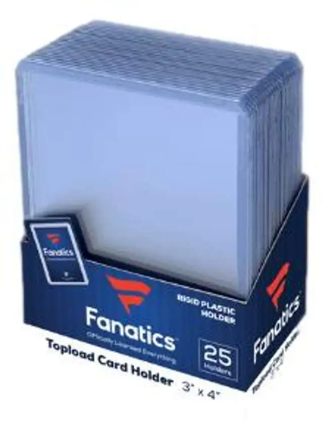 Card Supplies 3 X 4 Toploader Card Holders [25 Count, Holds 35pt Cards]