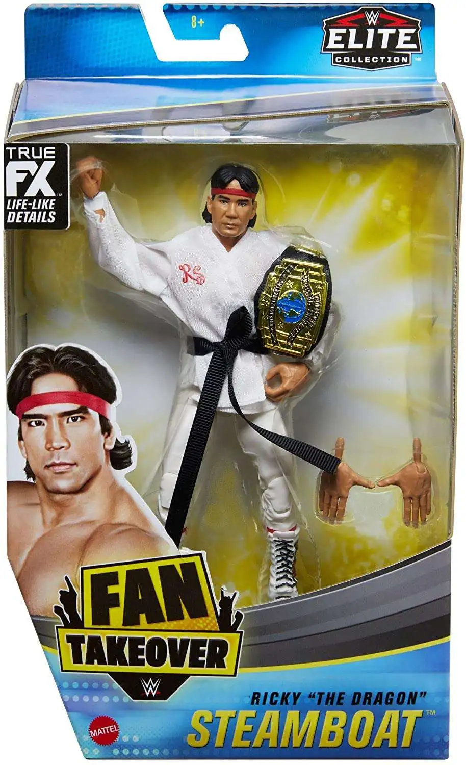 WWE Wrestling Elite Collection Fan TakeOver Ricky "The Dragon" Steamboat Action Figure