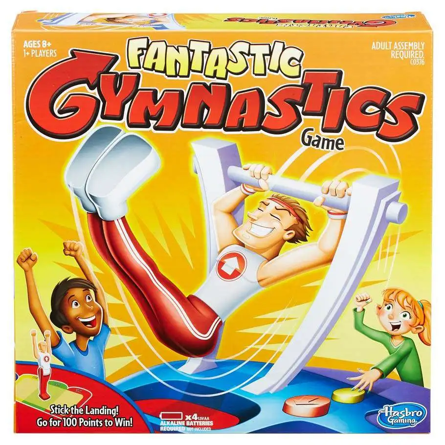 Hasbro Gaming Fantastic Gymnastics Board Game [Damaged Package]