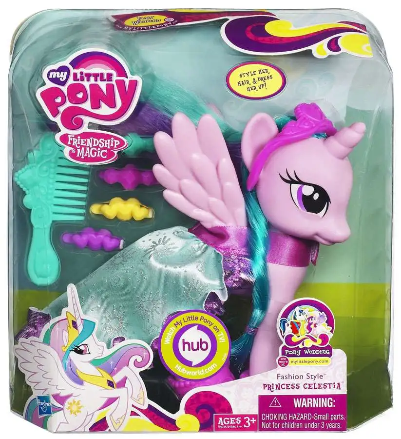 My Little Pony Friendship is Magic Pony Wedding Fashion Style Princess  Celestia Figure Hasbro Toys - ToyWiz