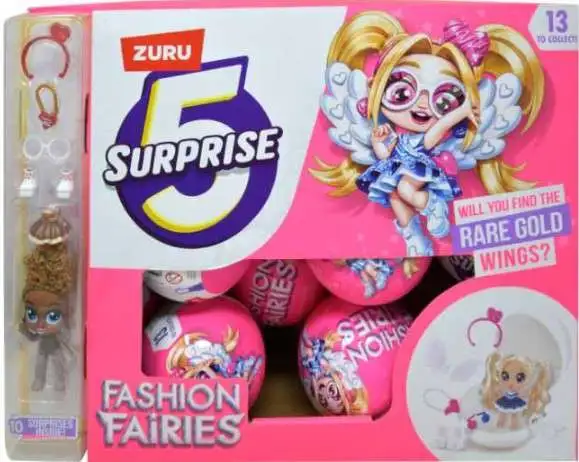 5 Surprise Fashion Fairies Mystery Box [25 Packs]