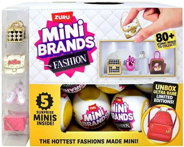 5 Surprise Mini Brands Fashion Series 3 Mystery Box 21 Packs Zuru Toys -  ToyWiz