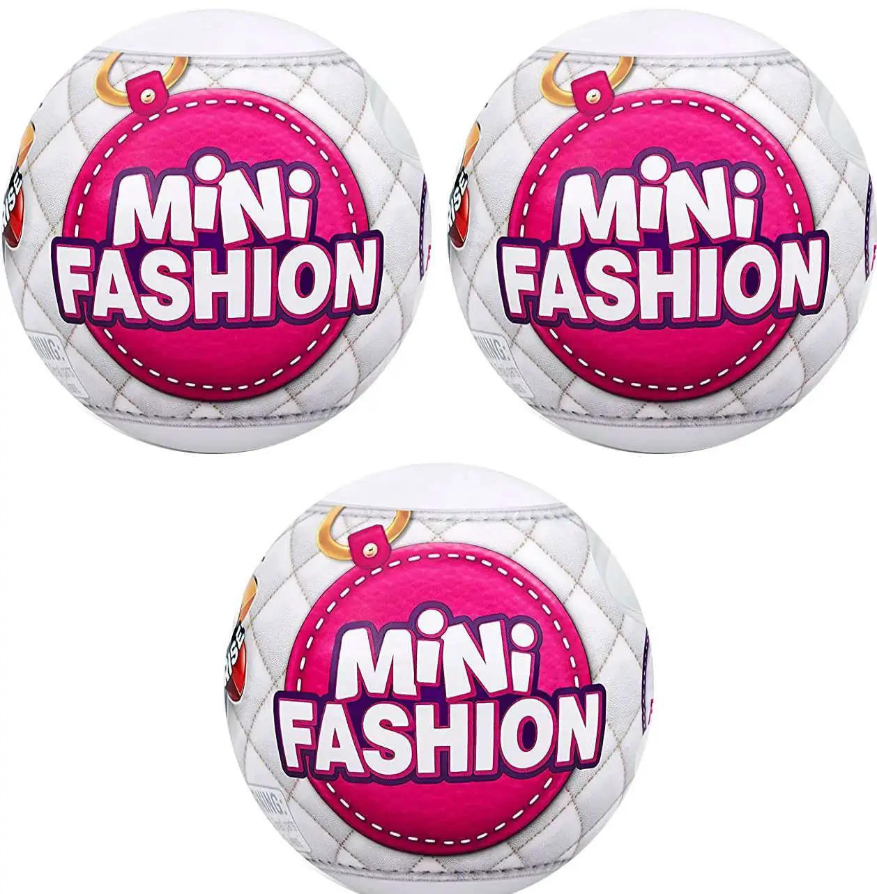 5 Surprise Mini Brands Fashion Series 1 LOT of 3 Mystery Packs