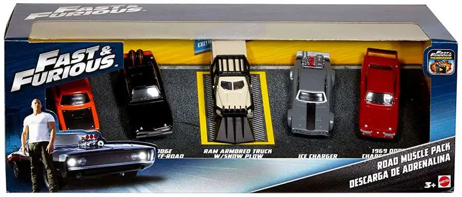 The Fast and the Furious Road Muscle Diecast Vehicle 5-Pack Mattel Toys ...