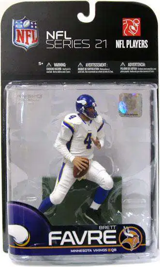 McFarlane Toys NFL Minnesota Vikings Sports Picks Football Exclusive Brett  Favre Exclusive Action Figure [White Jersey]