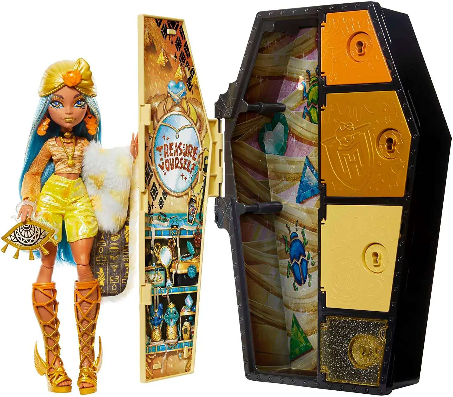 Cleo de Nile  Monster high dolls, Monster high, Monster high characters