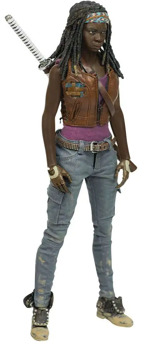 Walking Dead Michonne Bobble Head Knocker Wackelkopf action figur 