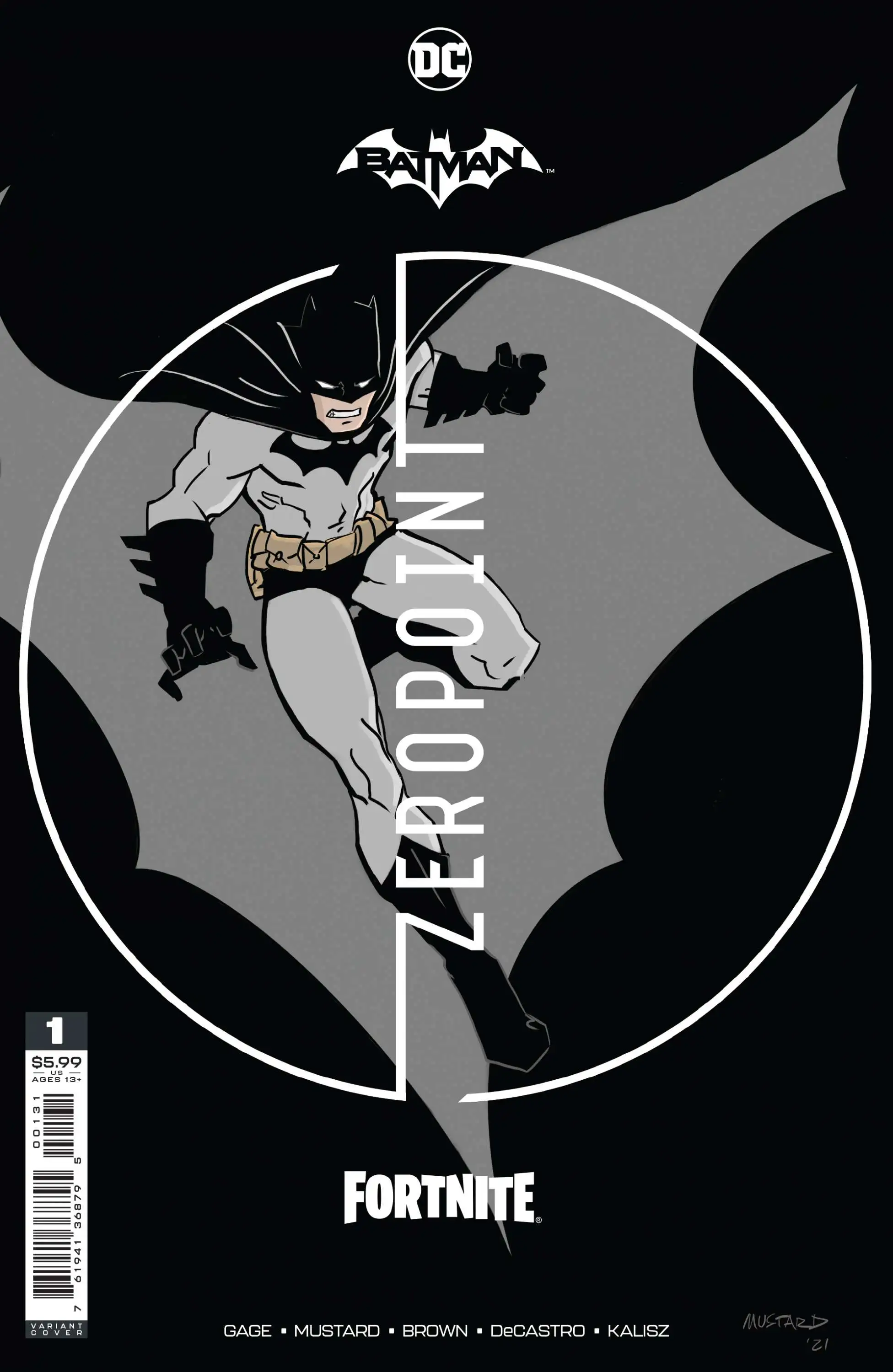 BATMAN FORTNITE ZERO POINT #1 9.4 NM 1ST PRINT COVER A DC COMICS SEALED w/ CODE