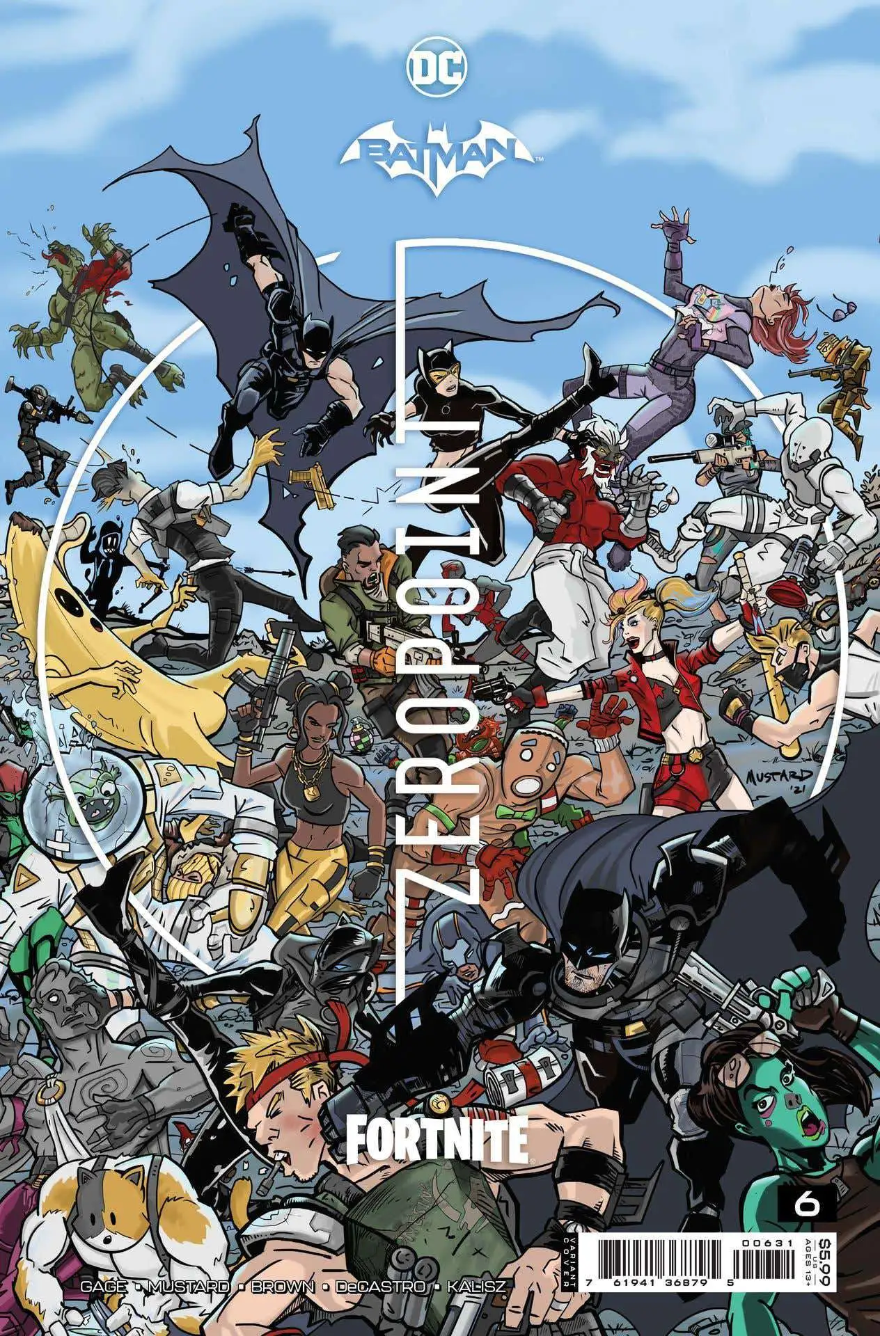 DC Comics Batman Fortnite Zero Point 6 Premium Variant F Cover Donald  Mustard Comic Book Comes with Online Game Digital Item Code to Unlock the  Batarang Axe Pickaxe - ToyWiz