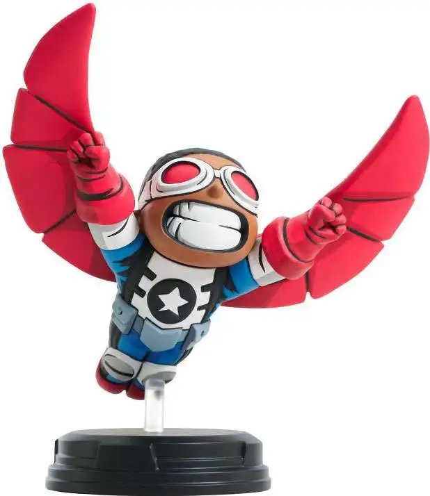 Marvel Falcon 5-Inch Animated Style Statue [Captain America, Loose]