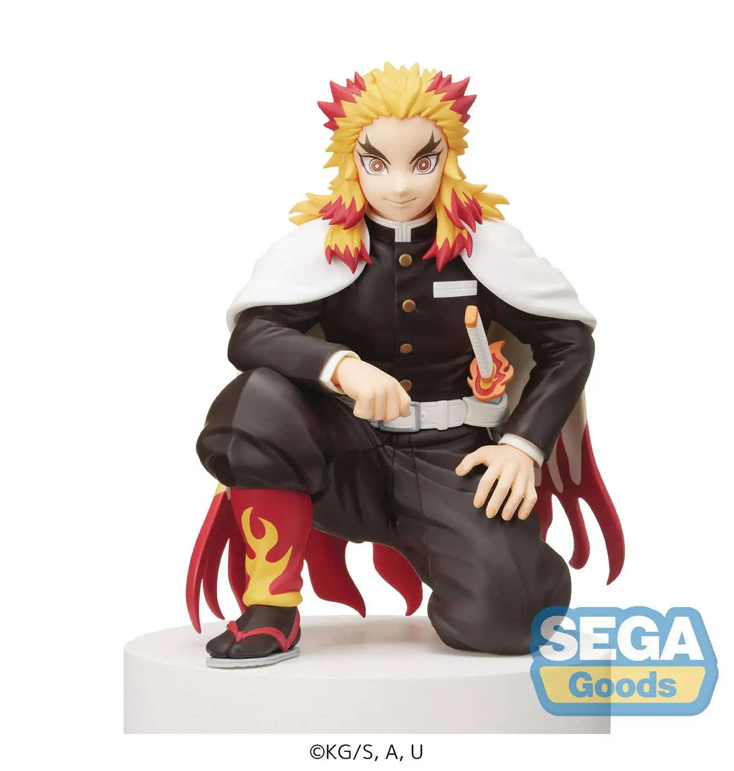 Sega Demon Slayer Kimetsu No Yaiba Perching Figure Kyojuro Rengoku 6 Collectible Pvc Figure Hashira Meeting Toywiz