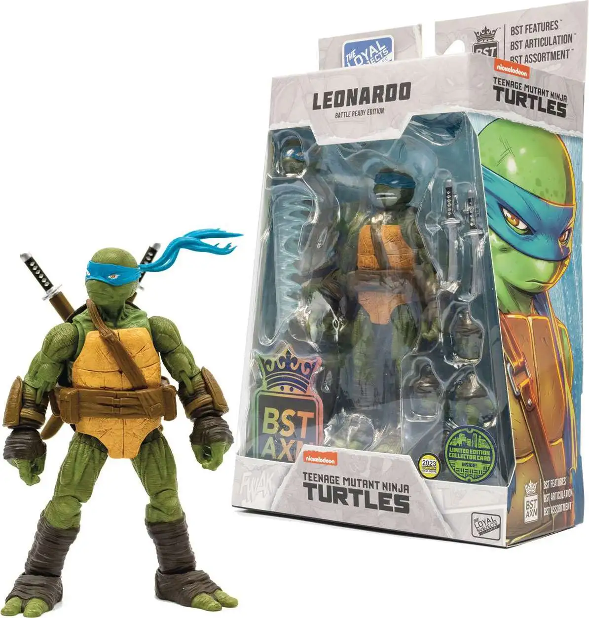 Teenage Mutant Ninja Turtles TMNT BST AXN IDW Leonardo 5 Action Figure