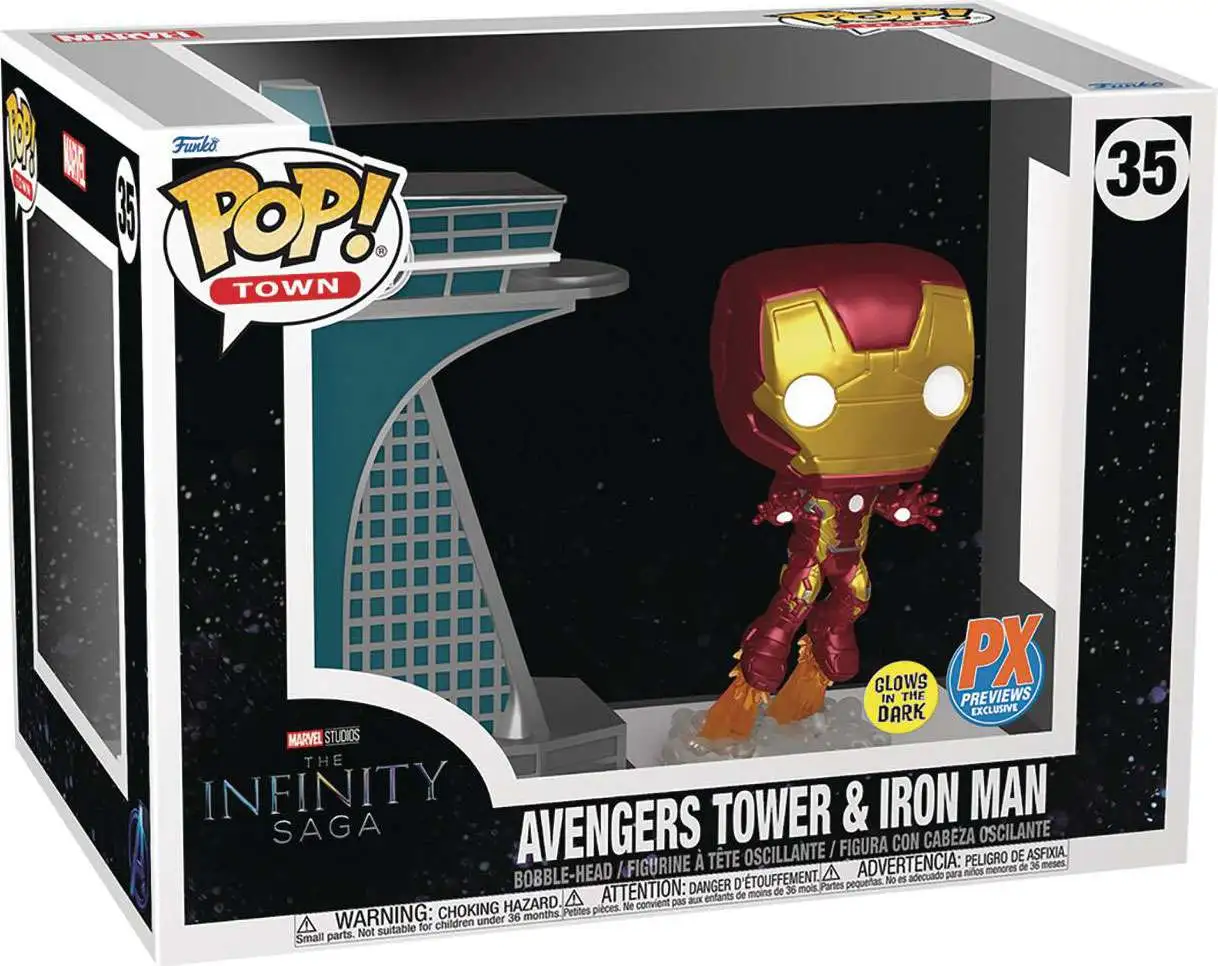 Avengers pop vinyl store set