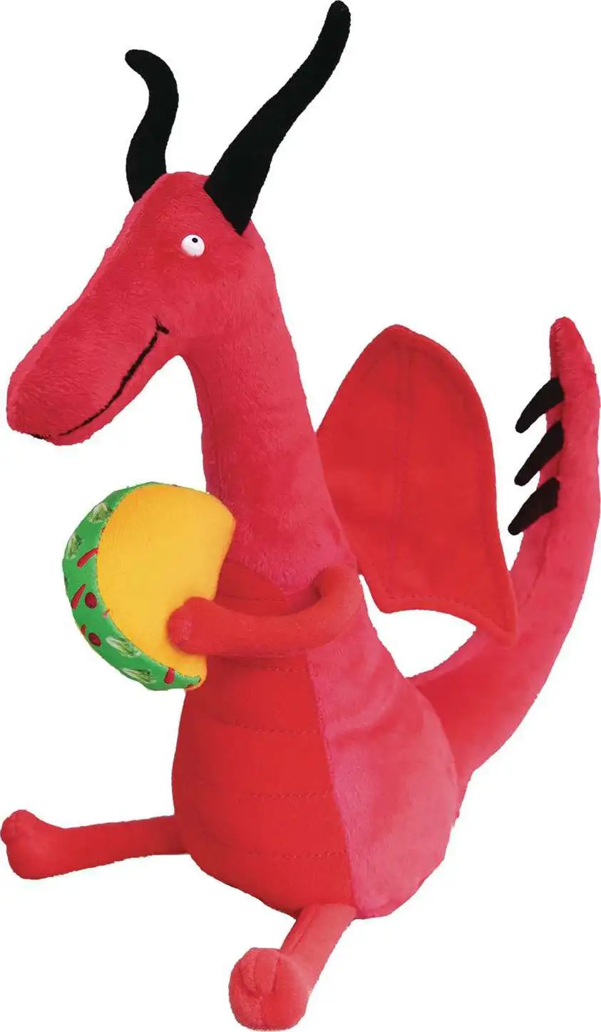 Dragons Love Tacos Bright Red Dragon 10-Inch Plush