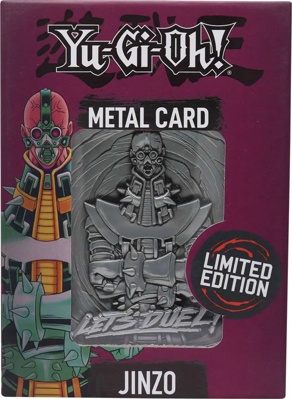 YuGiOh Jinzo Limited Edition Metal Card Fanattik Collectibles - ToyWiz