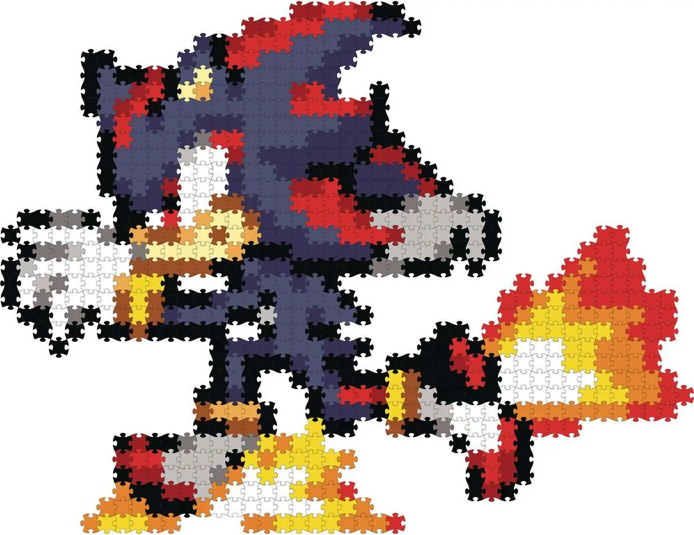 Sonic The Hedgehog Jixelz Remix Shadow Puzzle [750 Pieces]