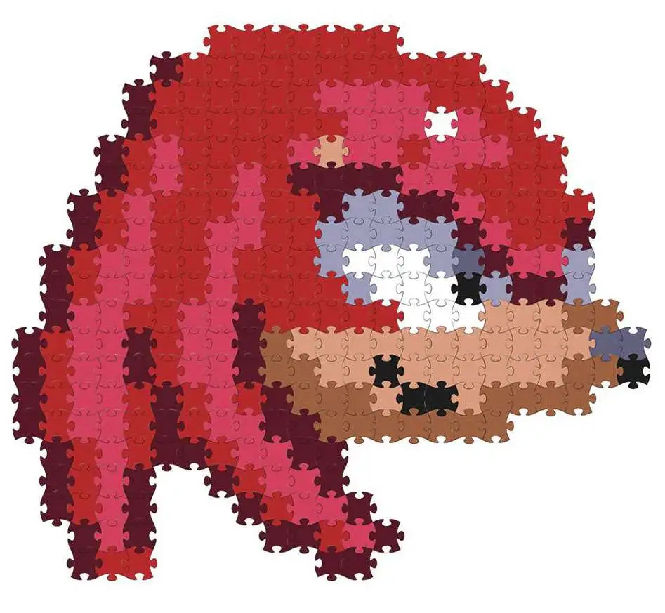 Sonic The Hedgehog Jixelz Remix Shadow Head Puzzle [250 Pieces]