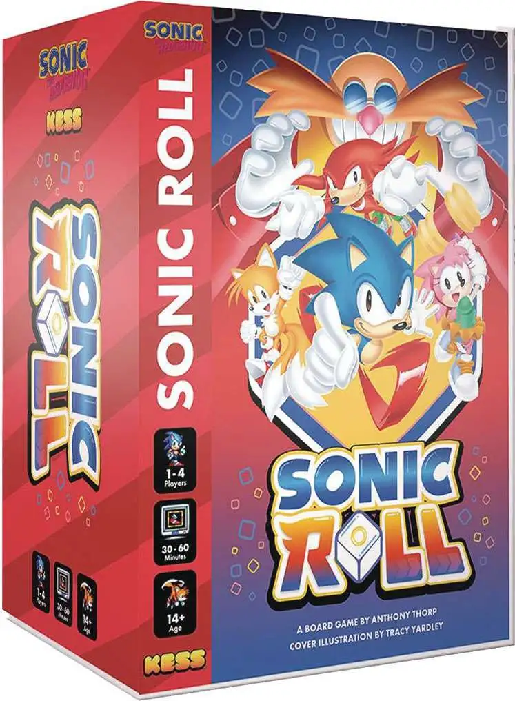 Sonic The Hedgehog Sonic Roll Board Game