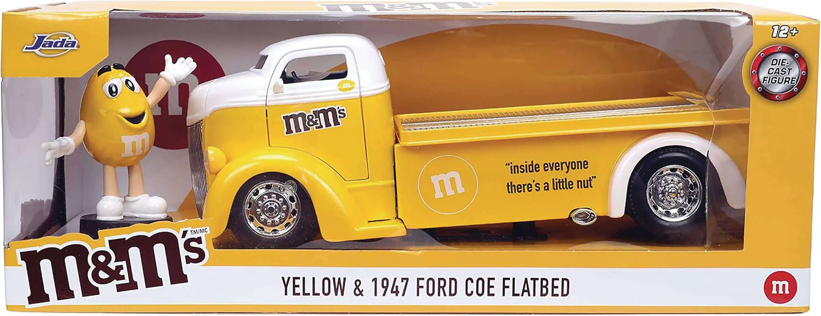 MMs 1947 Ford COE Flatbed Yellow MM 124 Diecast Figure Car