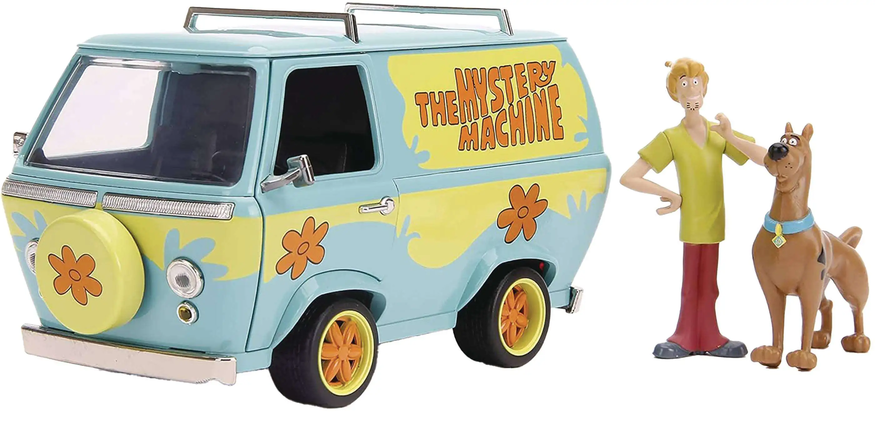 Scooby Doo Shaggy, Scooby & The Mystery Machine Diecast Figures & Car (Pre-Order ships January)