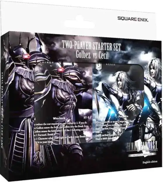 Final Fantasy Trading Card Game Golbez vs Cecil 2-Player Starter Deck
