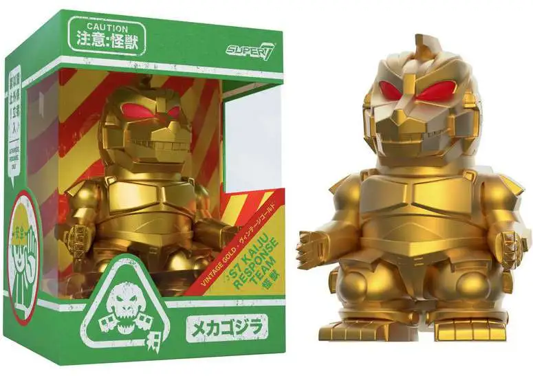 Godzilla vs. Mechagodzilla II TOHO Fun! Fun! Mechagodzilla '93 Exclusive 5-Inch Mascot Vinyl Toy [Gold Version]