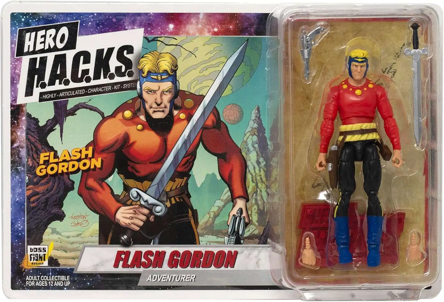 Hero H.A.C.K.S. Flash Gordon Action Figure [Comic Version]
