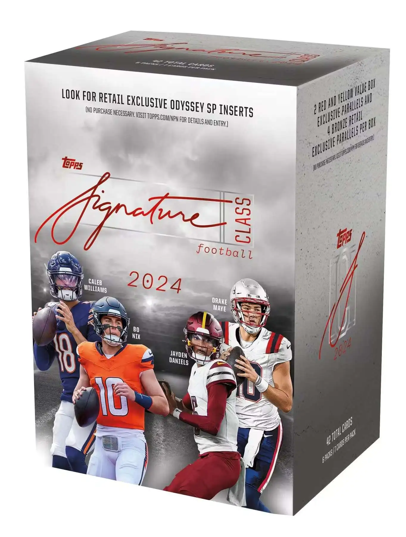 NFL Topps 2024 Signature Class Football Trading Card BLASTER Box [6 Packs]