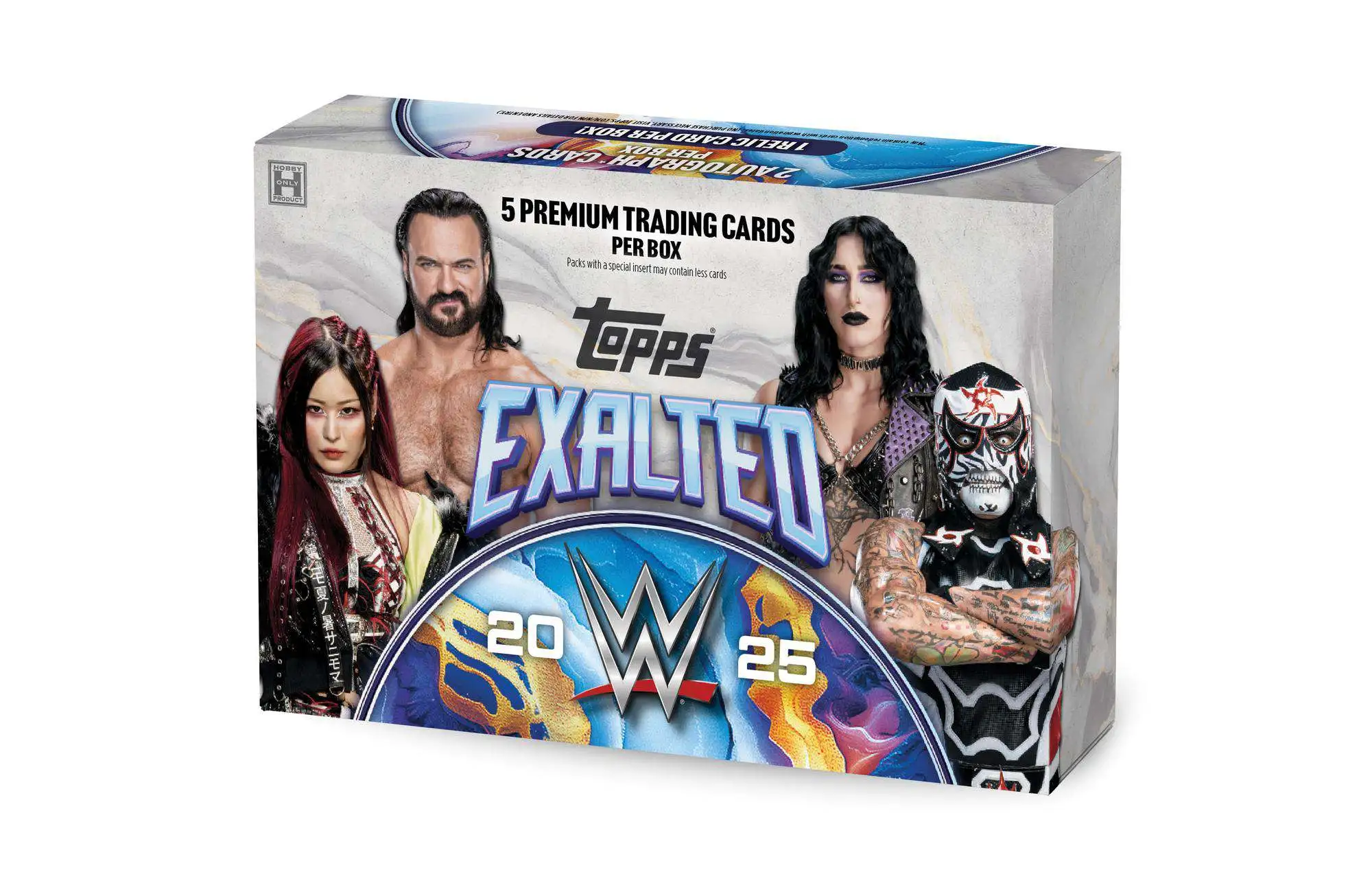 Topps 2025 Exalted WWE Wrestling Trading Card Hobby Box [1 Pack]
