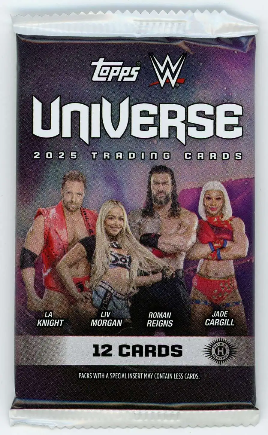 WWE Wrestling Topps 2025 Universe Trading Card HOBBY Pack [12 Cards]