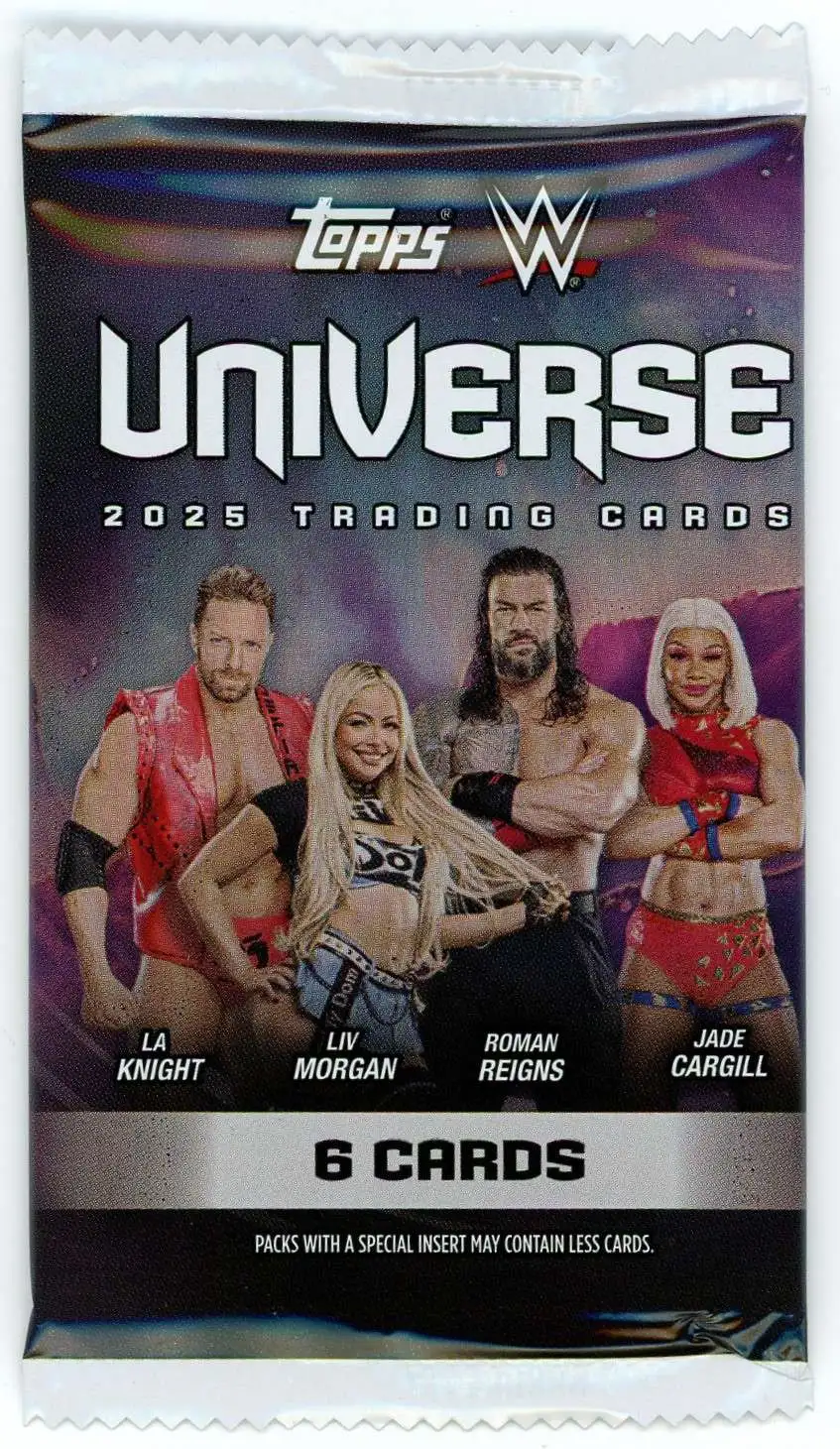 WWE Wrestling Topps 2025 Universe Trading Card BLASTER Pack [6 Cards]