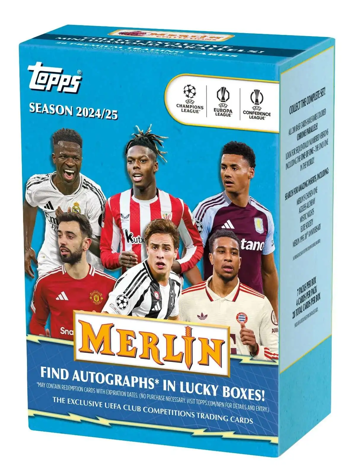 panini topps ウーデゴール　セット UEFA Topps 2024-25 Topps Merlin UCC Trading Card Blaster Box 7