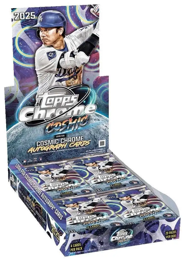 MLB Topps 2025 Cosmic Chrome Baseball Trading Card HOBBY Box [20 Packs]