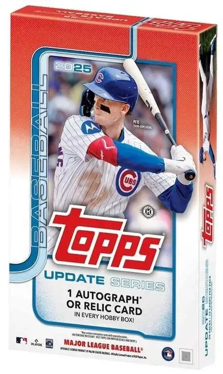 MLB 2025 Topps Baseball Update Series Trading Card HOBBY Box [20 Packs] (Pre-Order ships January)