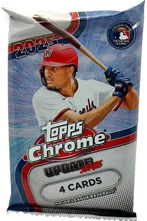 MLB Topps 2025 Chrome Update Series Baseball Trading Card BLASTER 