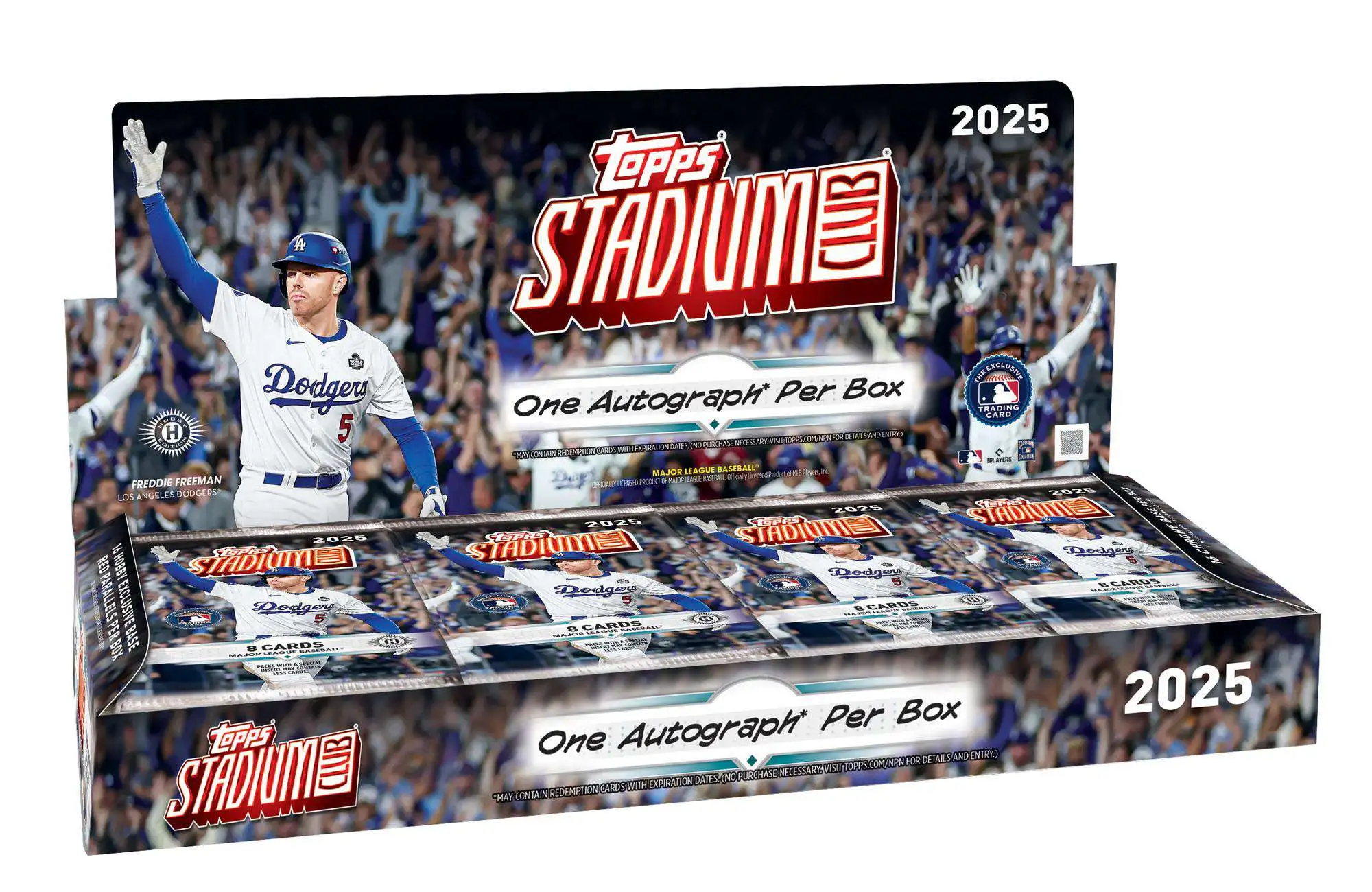 MLB Topps 2025 Stadium Club Baseball Trading Card HOBBY Box [16 Packs]