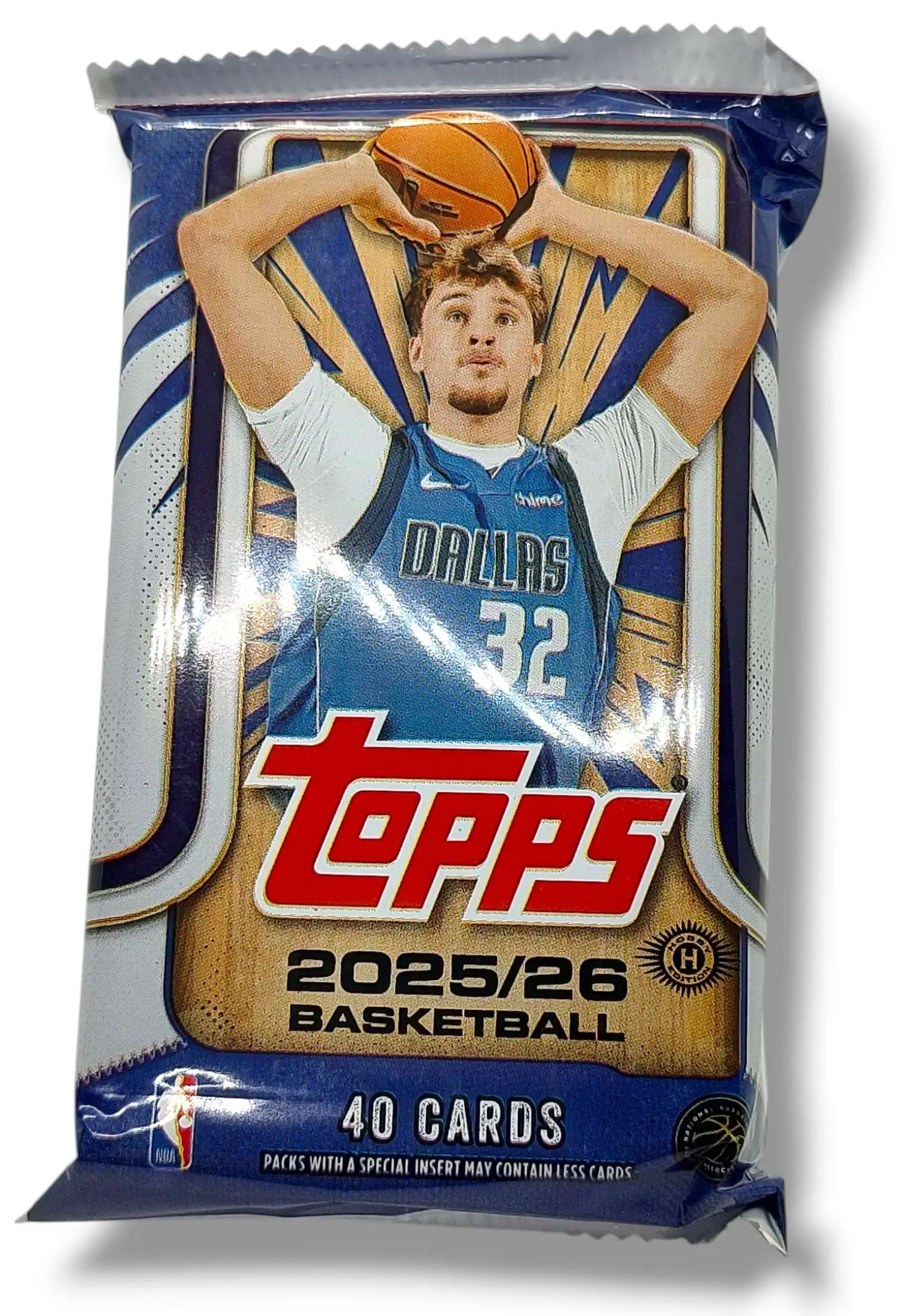 NBA Topps 2025-26 Basketball Trading Card HOBBY Jumbo Pack [40 Cards]