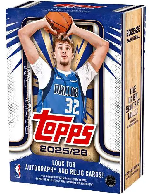 NBA Topps 2025-26 Basketball Trading Card BLASTER Box [7 Packs]