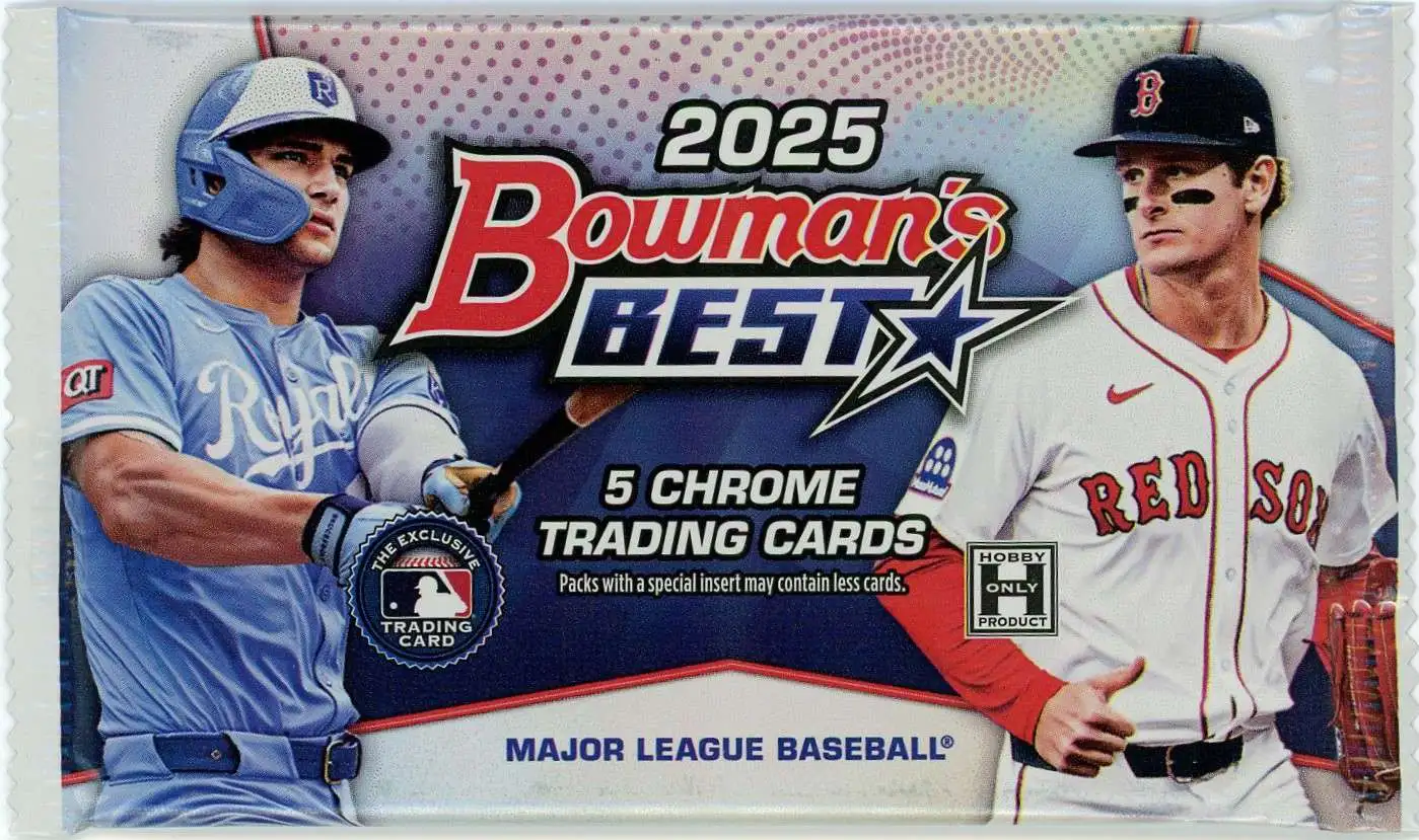 MLB Topps 2025 Bowman's Best Baseball Trading Card HOBBY Pack [5 Cards]