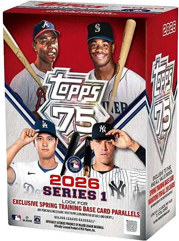 MLB Topps 2026 Series 1 Baseball Trading Card BLASTER Box [6 Packs]