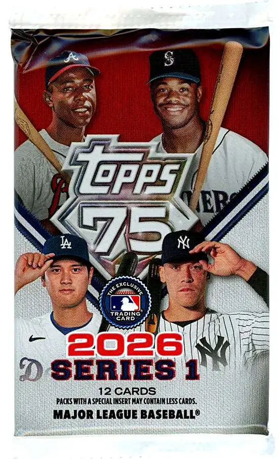 MLB Topps 2026 Series 1 Baseball Trading Card BLASTER Pack [12 Cards]