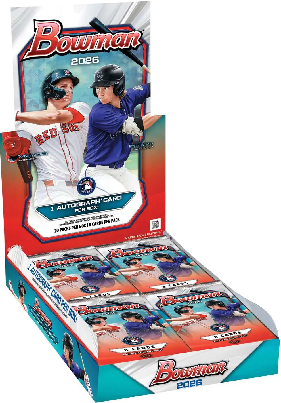 MLB Topps 2026 Bowman Baseball Trading Card HOBBY Box [20 Packs]