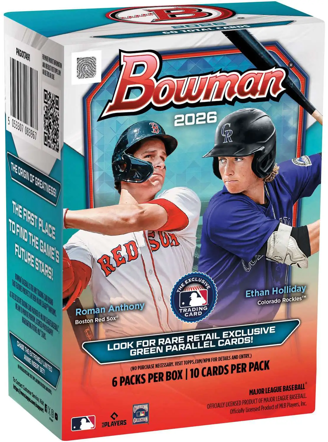 MLB Topps 2026 Bowman Baseball Trading Card BLASTER Box [6 Packs]