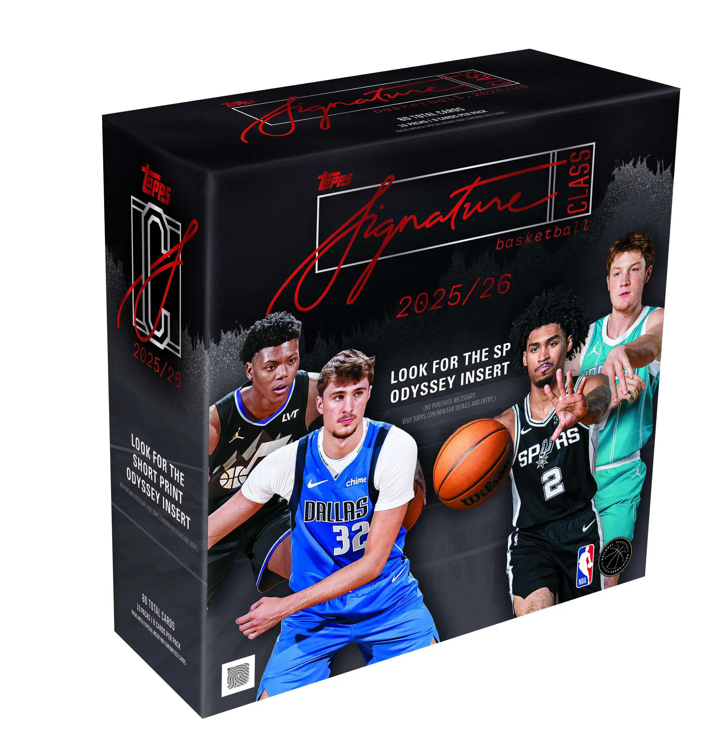 NBA、NBAトレカ、NBAカード、スカイボックス、バスケ NBA Topps 2025-26 Signature Class Basketball Trading Card MEGA Box
