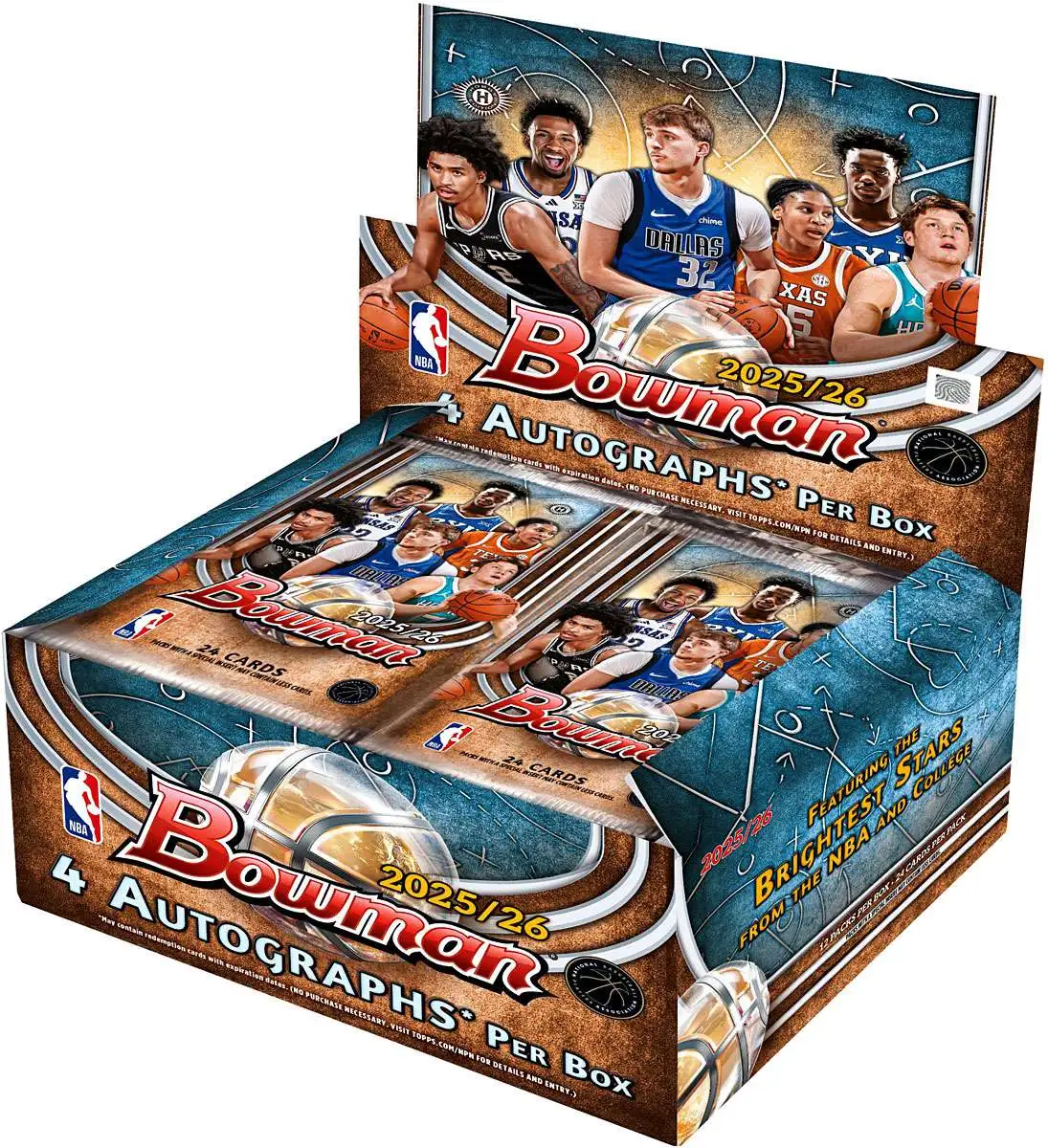 NBA Topps 2025-26 Bowman Basketball Trading Card HOBBY JUMBO Box