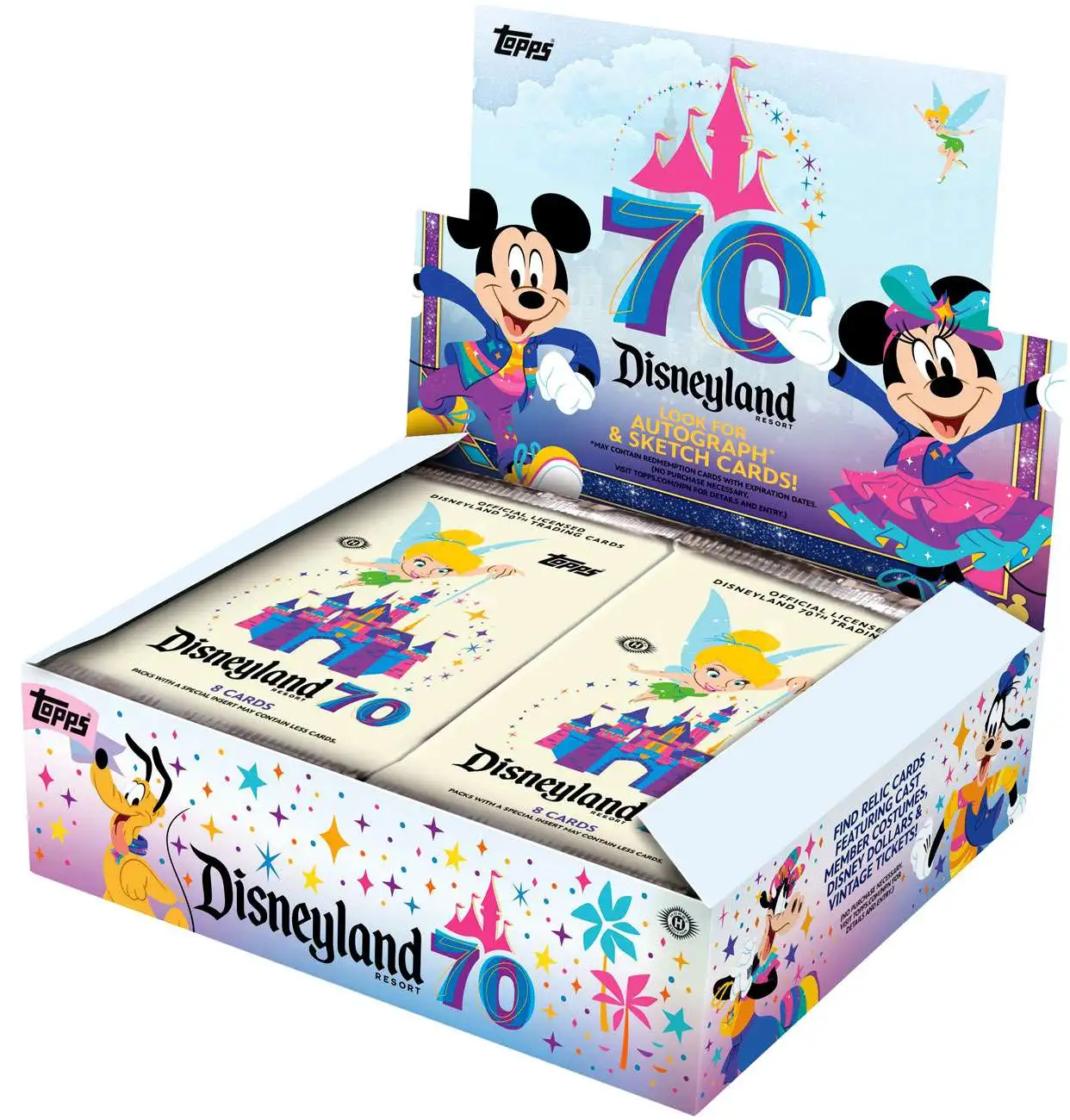 ２個セット 2025 Disney Topps ディズニーランド70周年記念 Disney Topps 2025 Disneyland 70th Anniversary Trading Card HOBBY