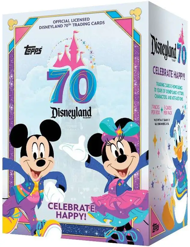 Disney Topps 2025 Disneyland 70th Anniversary Trading Card BLASTER